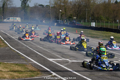 16 & 17/04/2022 : 3ème manche du Championnat du Sud 2022 au circuit d’Aigues-Vives (photos Stéphane Agnus) 2022 — karting
