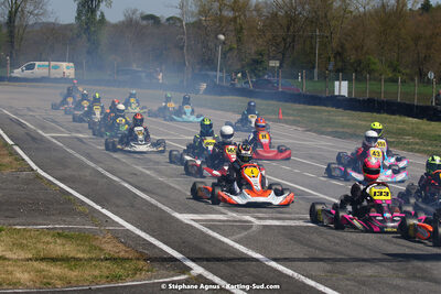 16 & 17/04/2022 : 3ème manche du Championnat du Sud 2022 au circuit d’Aigues-Vives (photos Stéphane Agnus) 2022 — karting