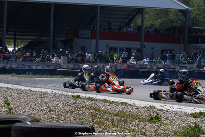 16 & 17/04/2022 : 3ème manche du Championnat du Sud 2022 au circuit d’Aigues-Vives (photos Stéphane Agnus) 2022 — karting