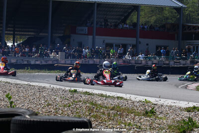16 & 17/04/2022 : 3ème manche du Championnat du Sud 2022 au circuit d’Aigues-Vives (photos Stéphane Agnus) 2022 — karting