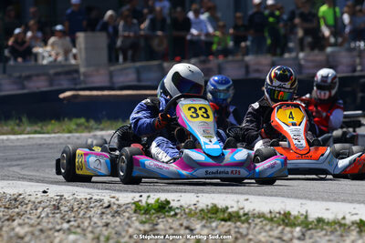 16 & 17/04/2022 : 3ème manche du Championnat du Sud 2022 au circuit d’Aigues-Vives (photos Stéphane Agnus) 2022 — karting