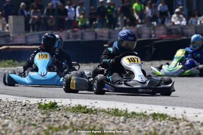 16 & 17/04/2022 : 3ème manche du Championnat du Sud 2022 au circuit d’Aigues-Vives (photos Stéphane Agnus) 2022 — karting
