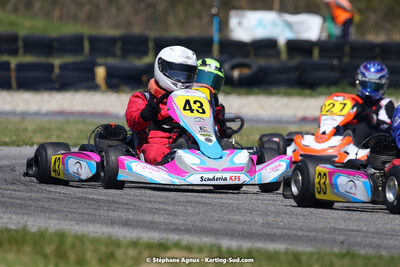 16 & 17/04/2022 : 3ème manche du Championnat du Sud 2022 au circuit d’Aigues-Vives (photos Stéphane Agnus) 2022 — karting