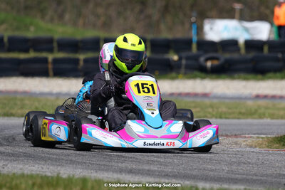 16 & 17/04/2022 : 3ème manche du Championnat du Sud 2022 au circuit d’Aigues-Vives (photos Stéphane Agnus) 2022 — karting