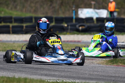16 & 17/04/2022 : 3ème manche du Championnat du Sud 2022 au circuit d’Aigues-Vives (photos Stéphane Agnus) 2022 — karting