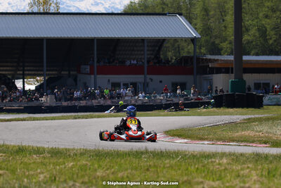16 & 17/04/2022 : 3ème manche du Championnat du Sud 2022 au circuit d’Aigues-Vives (photos Stéphane Agnus) 2022 — karting