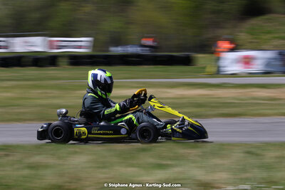 16 & 17/04/2022 : 3ème manche du Championnat du Sud 2022 au circuit d’Aigues-Vives (photos Stéphane Agnus) 2022 — karting