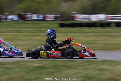 16 & 17/04/2022 : 3ème manche du Championnat du Sud 2022 au circuit d’Aigues-Vives (photos Stéphane Agnus) 2022 — karting