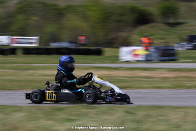 16 & 17/04/2022 : 3ème manche du Championnat du Sud 2022 au circuit d’Aigues-Vives (photos Stéphane Agnus) 2022 — karting