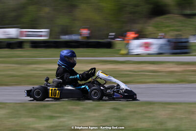 16 & 17/04/2022 : 3ème manche du Championnat du Sud 2022 au circuit d’Aigues-Vives (photos Stéphane Agnus) 2022 — karting