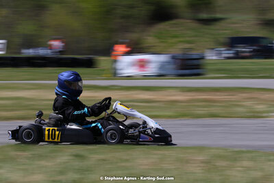 16 & 17/04/2022 : 3ème manche du Championnat du Sud 2022 au circuit d’Aigues-Vives (photos Stéphane Agnus) 2022 — karting