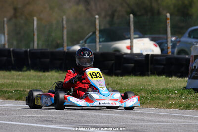 16 & 17/04/2022 : 3ème manche du Championnat du Sud 2022 au circuit d’Aigues-Vives (photos Stéphane Agnus) 2022 — karting
