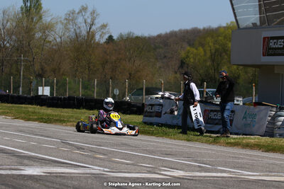 16 & 17/04/2022 : 3ème manche du Championnat du Sud 2022 au circuit d’Aigues-Vives (photos Stéphane Agnus) 2022 — karting