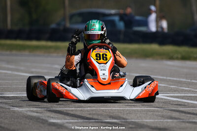 16 & 17/04/2022 : 3ème manche du Championnat du Sud 2022 au circuit d’Aigues-Vives (photos Stéphane Agnus) 2022 — karting
