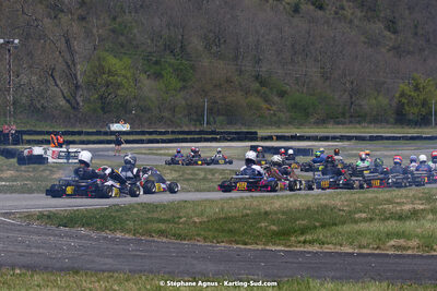 16 & 17/04/2022 : 3ème manche du Championnat du Sud 2022 au circuit d’Aigues-Vives (photos Stéphane Agnus) 2022 — karting