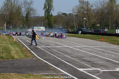 16 & 17/04/2022 : 3ème manche du Championnat du Sud 2022 au circuit d’Aigues-Vives (photos Stéphane Agnus) 2022 — karting