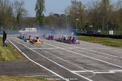 16 & 17/04/2022 : 3ème manche du Championnat du Sud 2022 au circuit d’Aigues-Vives (photos Stéphane Agnus) 2022 — karting