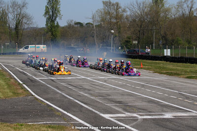 16 & 17/04/2022 : 3ème manche du Championnat du Sud 2022 au circuit d’Aigues-Vives (photos Stéphane Agnus) 2022 — karting