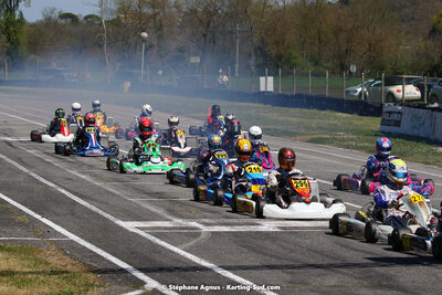 16 & 17/04/2022 : 3ème manche du Championnat du Sud 2022 au circuit d’Aigues-Vives (photos Stéphane Agnus) 2022 — karting