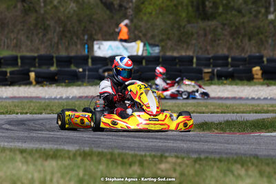 16 & 17/04/2022 : 3ème manche du Championnat du Sud 2022 au circuit d’Aigues-Vives (photos Stéphane Agnus) 2022 — karting
