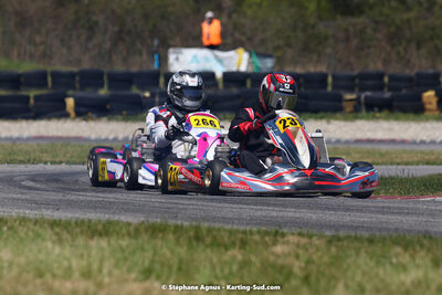 16 & 17/04/2022 : 3ème manche du Championnat du Sud 2022 au circuit d’Aigues-Vives (photos Stéphane Agnus) 2022 — karting
