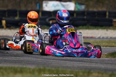 16 & 17/04/2022 : 3ème manche du Championnat du Sud 2022 au circuit d’Aigues-Vives (photos Stéphane Agnus) 2022 — karting