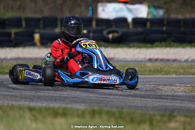 16 & 17/04/2022 : 3ème manche du Championnat du Sud 2022 au circuit d’Aigues-Vives (photos Stéphane Agnus) 2022 — karting