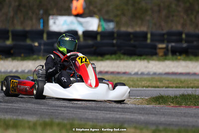 16 & 17/04/2022 : 3ème manche du Championnat du Sud 2022 au circuit d’Aigues-Vives (photos Stéphane Agnus) 2022 — karting