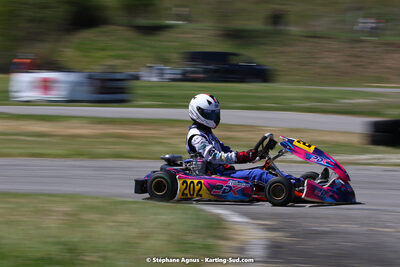 16 & 17/04/2022 : 3ème manche du Championnat du Sud 2022 au circuit d’Aigues-Vives (photos Stéphane Agnus) 2022 — karting