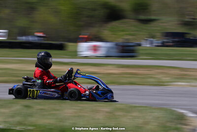 16 & 17/04/2022 : 3ème manche du Championnat du Sud 2022 au circuit d’Aigues-Vives (photos Stéphane Agnus) 2022 — karting