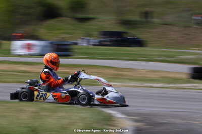 16 & 17/04/2022 : 3ème manche du Championnat du Sud 2022 au circuit d’Aigues-Vives (photos Stéphane Agnus) 2022 — karting