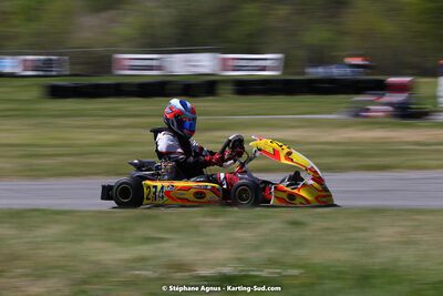 16 & 17/04/2022 : 3ème manche du Championnat du Sud 2022 au circuit d’Aigues-Vives (photos Stéphane Agnus) 2022 — karting