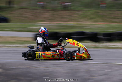 16 & 17/04/2022 : 3ème manche du Championnat du Sud 2022 au circuit d’Aigues-Vives (photos Stéphane Agnus) 2022 — karting