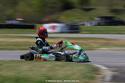 16 & 17/04/2022 : 3ème manche du Championnat du Sud 2022 au circuit d’Aigues-Vives (photos Stéphane Agnus) 2022 — karting