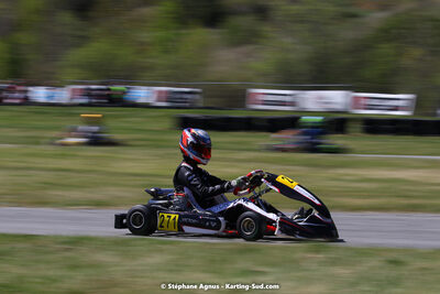 16 & 17/04/2022 : 3ème manche du Championnat du Sud 2022 au circuit d’Aigues-Vives (photos Stéphane Agnus) 2022 — karting