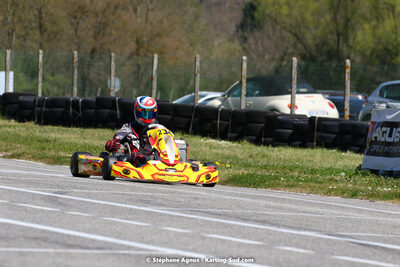 16 & 17/04/2022 : 3ème manche du Championnat du Sud 2022 au circuit d’Aigues-Vives (photos Stéphane Agnus) 2022 — karting