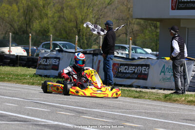 16 & 17/04/2022 : 3ème manche du Championnat du Sud 2022 au circuit d’Aigues-Vives (photos Stéphane Agnus) 2022 — karting