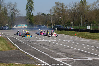 16 & 17/04/2022 : 3ème manche du Championnat du Sud 2022 au circuit d’Aigues-Vives (photos Stéphane Agnus) 2022 — karting