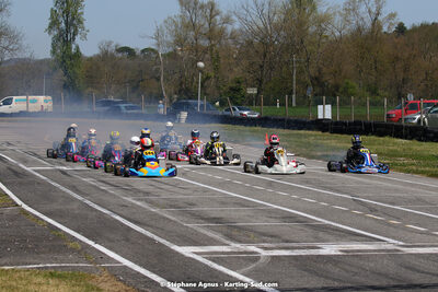 16 & 17/04/2022 : 3ème manche du Championnat du Sud 2022 au circuit d’Aigues-Vives (photos Stéphane Agnus) 2022 — karting