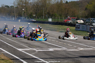 16 & 17/04/2022 : 3ème manche du Championnat du Sud 2022 au circuit d’Aigues-Vives (photos Stéphane Agnus) 2022 — karting