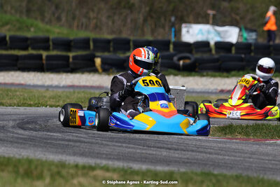 16 & 17/04/2022 : 3ème manche du Championnat du Sud 2022 au circuit d’Aigues-Vives (photos Stéphane Agnus) 2022 — karting