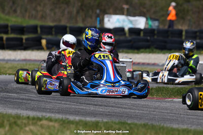 16 & 17/04/2022 : 3ème manche du Championnat du Sud 2022 au circuit d’Aigues-Vives (photos Stéphane Agnus) 2022 — karting