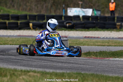 16 & 17/04/2022 : 3ème manche du Championnat du Sud 2022 au circuit d’Aigues-Vives (photos Stéphane Agnus) 2022 — karting