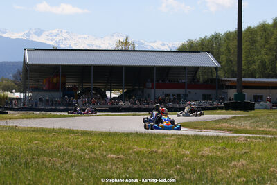 16 & 17/04/2022 : 3ème manche du Championnat du Sud 2022 au circuit d’Aigues-Vives (photos Stéphane Agnus) 2022 — karting