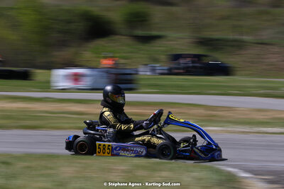 16 & 17/04/2022 : 3ème manche du Championnat du Sud 2022 au circuit d’Aigues-Vives (photos Stéphane Agnus) 2022 — karting