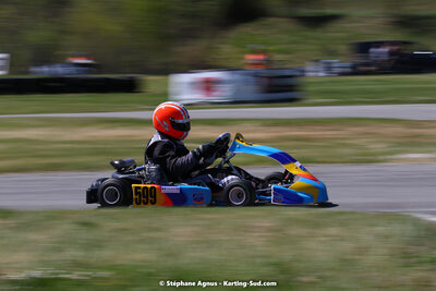 16 & 17/04/2022 : 3ème manche du Championnat du Sud 2022 au circuit d’Aigues-Vives (photos Stéphane Agnus) 2022 — karting