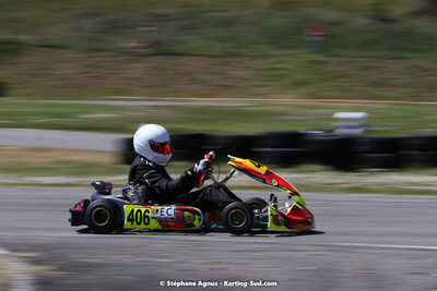 16 & 17/04/2022 : 3ème manche du Championnat du Sud 2022 au circuit d’Aigues-Vives (photos Stéphane Agnus) 2022 — karting