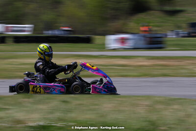16 & 17/04/2022 : 3ème manche du Championnat du Sud 2022 au circuit d’Aigues-Vives (photos Stéphane Agnus) 2022 — karting