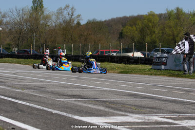 16 & 17/04/2022 : 3ème manche du Championnat du Sud 2022 au circuit d’Aigues-Vives (photos Stéphane Agnus) 2022 — karting