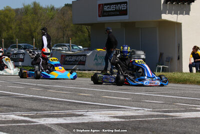 16 & 17/04/2022 : 3ème manche du Championnat du Sud 2022 au circuit d’Aigues-Vives (photos Stéphane Agnus) 2022 — karting
